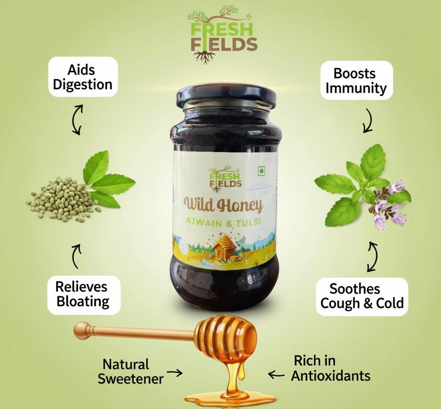 AJWAIN & TULSI Honey